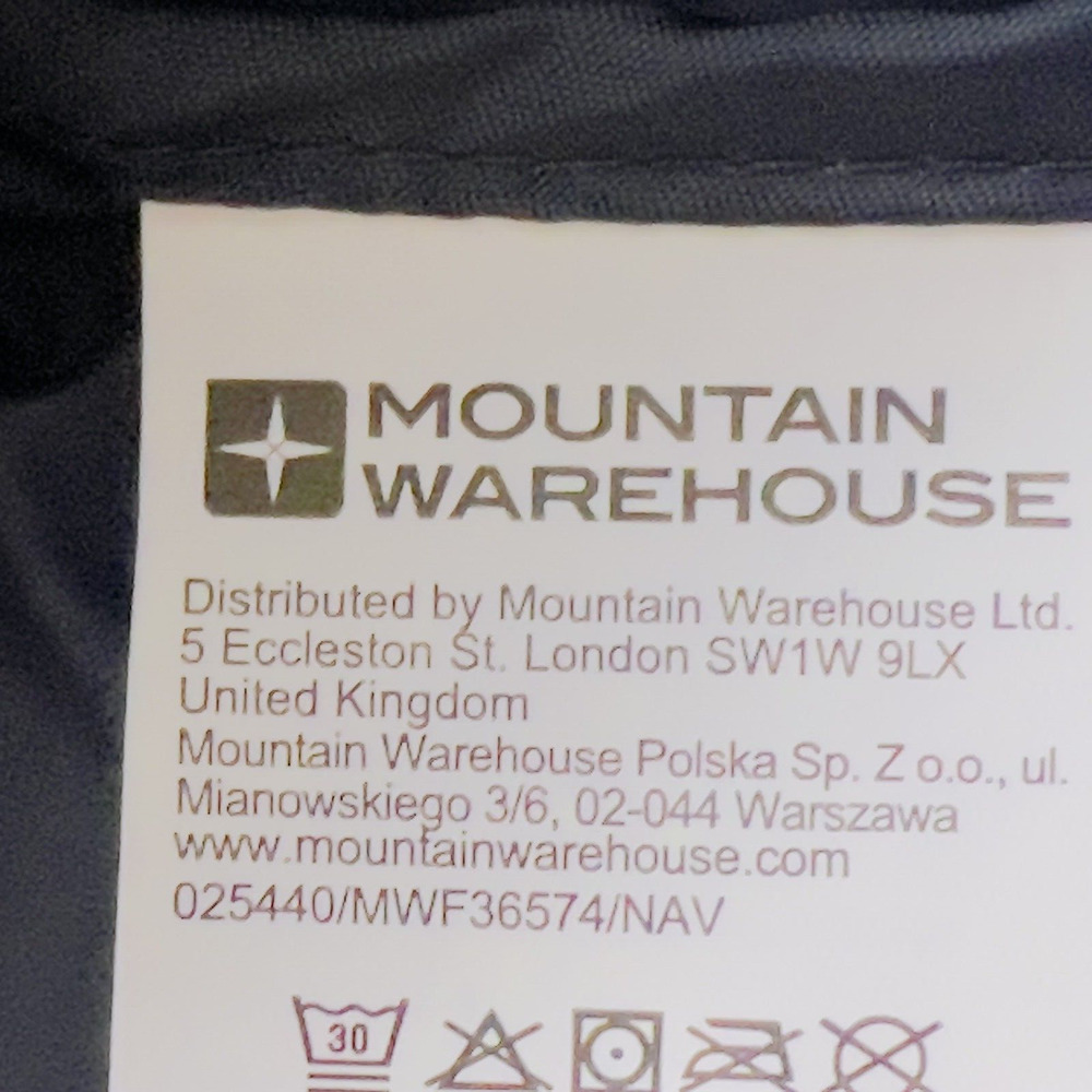 Mountain Warehouse Coat Jacket Womens Size 16 Extreme Black Puffer Lining - Picture 12 of 13